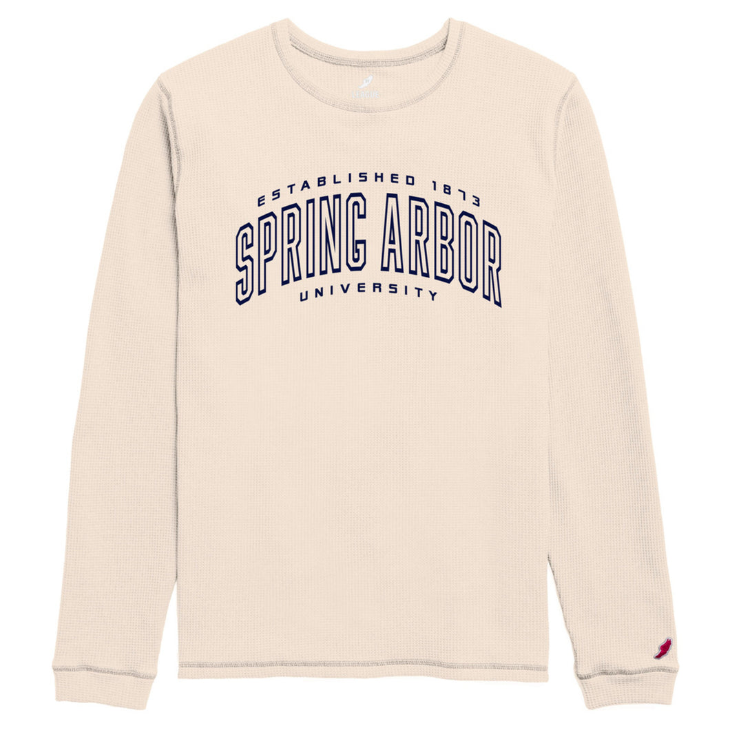 Waffle Long Sleeve Crew, Dew
