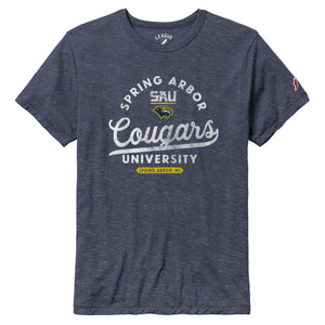 Victory Falls Tee, Heather Navy