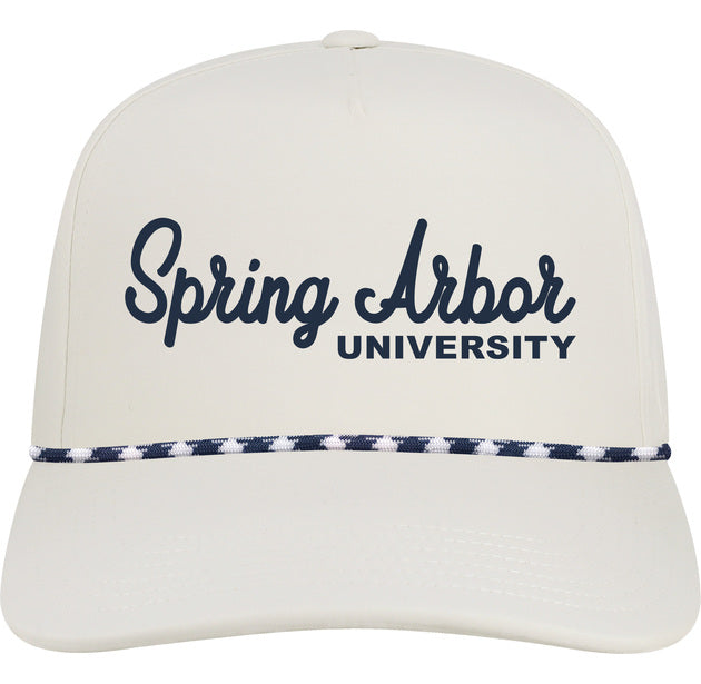 5-Panel Adjustable Hat | White