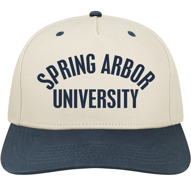 5-Panel Two Tone Hat | Stone/Navy