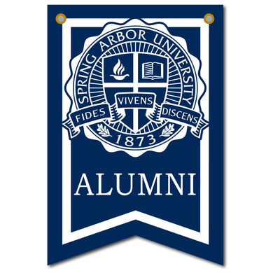 12 X 18 Dovetail Seal Banner | Navy