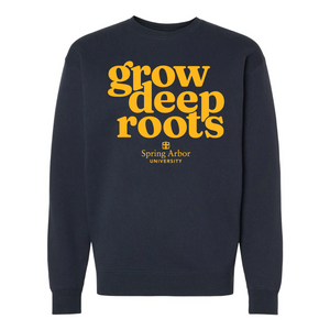 Grow Deep Roots Hoodie | Navy