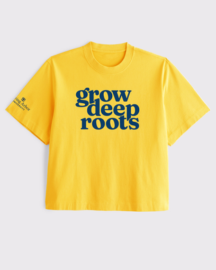 Grow Deep Roots Tee | Team Yellow