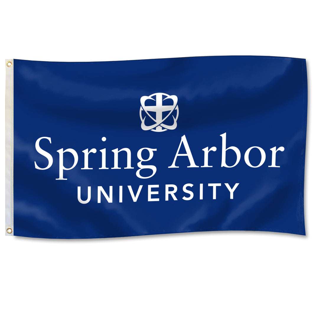 University logo navy 3x5 flag